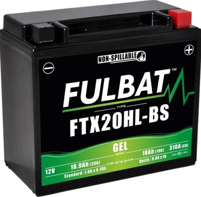 FULBAT Gelová baterie FTX20HL-BS GEL