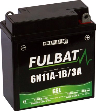 FULBAT Gelová baterie 6N11A-1B/3A GEL