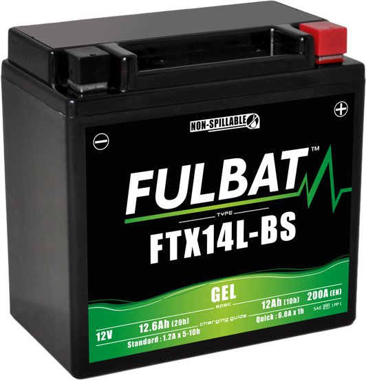 FULBAT Gelová baterie FTX14L-BS GEL