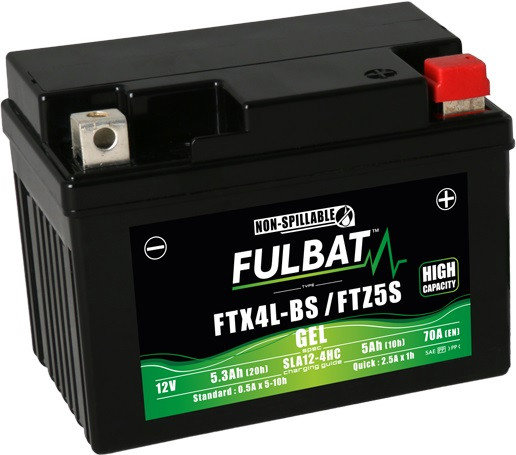 FULBAT Gelová baterie FTX4L-BS / FTZ5S SLA