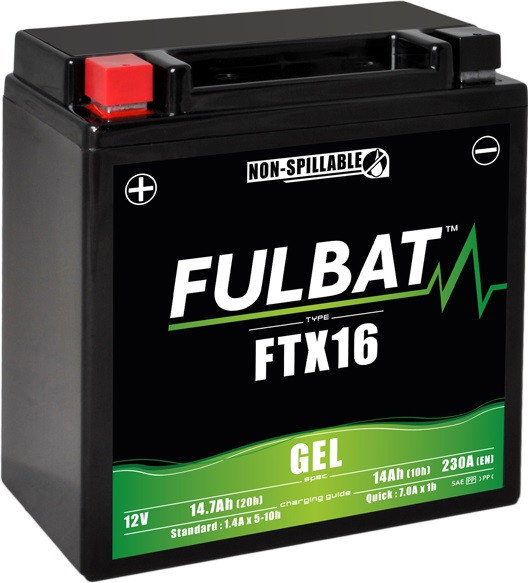 FULBAT Gelová baterie FTX16 SLA