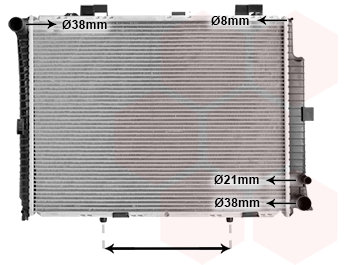 VAN WEZEL chladič, chlazení motoru 30002208