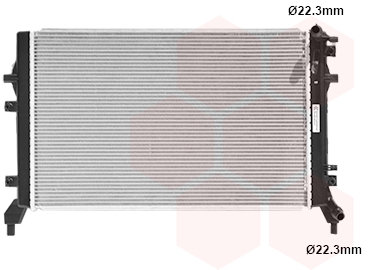 VAN WEZEL chladič, chlazení motoru 58002326