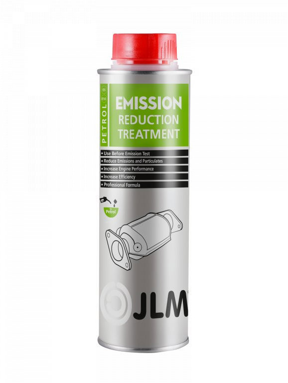 JLM Emission Reduction Treatment Petrol – Aditivum na snížení emisí, čistič katalyzátoru 250 ml