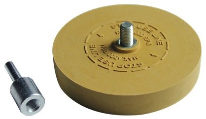KUNZER gumový kotouč na odstranění folií, samolepek, zbytků lepidel, průměr 85 mm