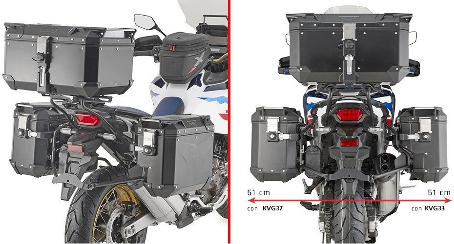 KAPPA KLOS1178CAM nosič bočních kufrů HONDA CRF 1100 L Africa Twin / Adventure Sports