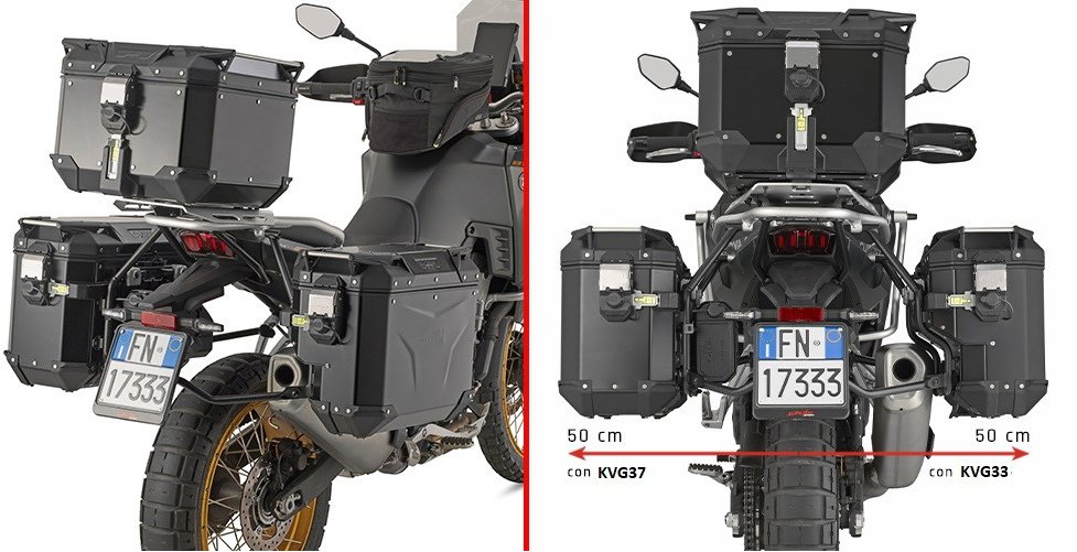 KAPPA KLOS9651CAM nosič bočních kufrů KOVE 800 X Pro