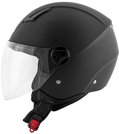 KV28 EVO JOIN BASIC - otevřená černá jet moto přilba KAPPA XS