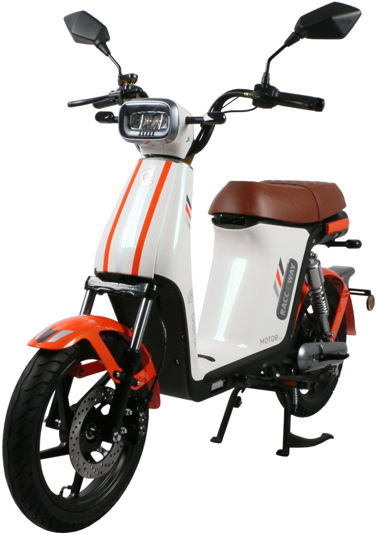 RACCEWAY E-babeta II, bílo-oranžová