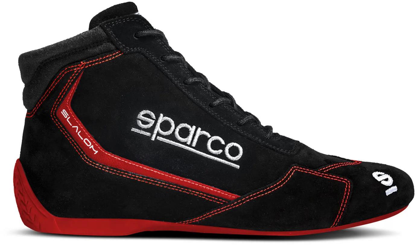 Sparco Závodní boty Slalom s homologací FIA, barva černo-červená, velikost 45