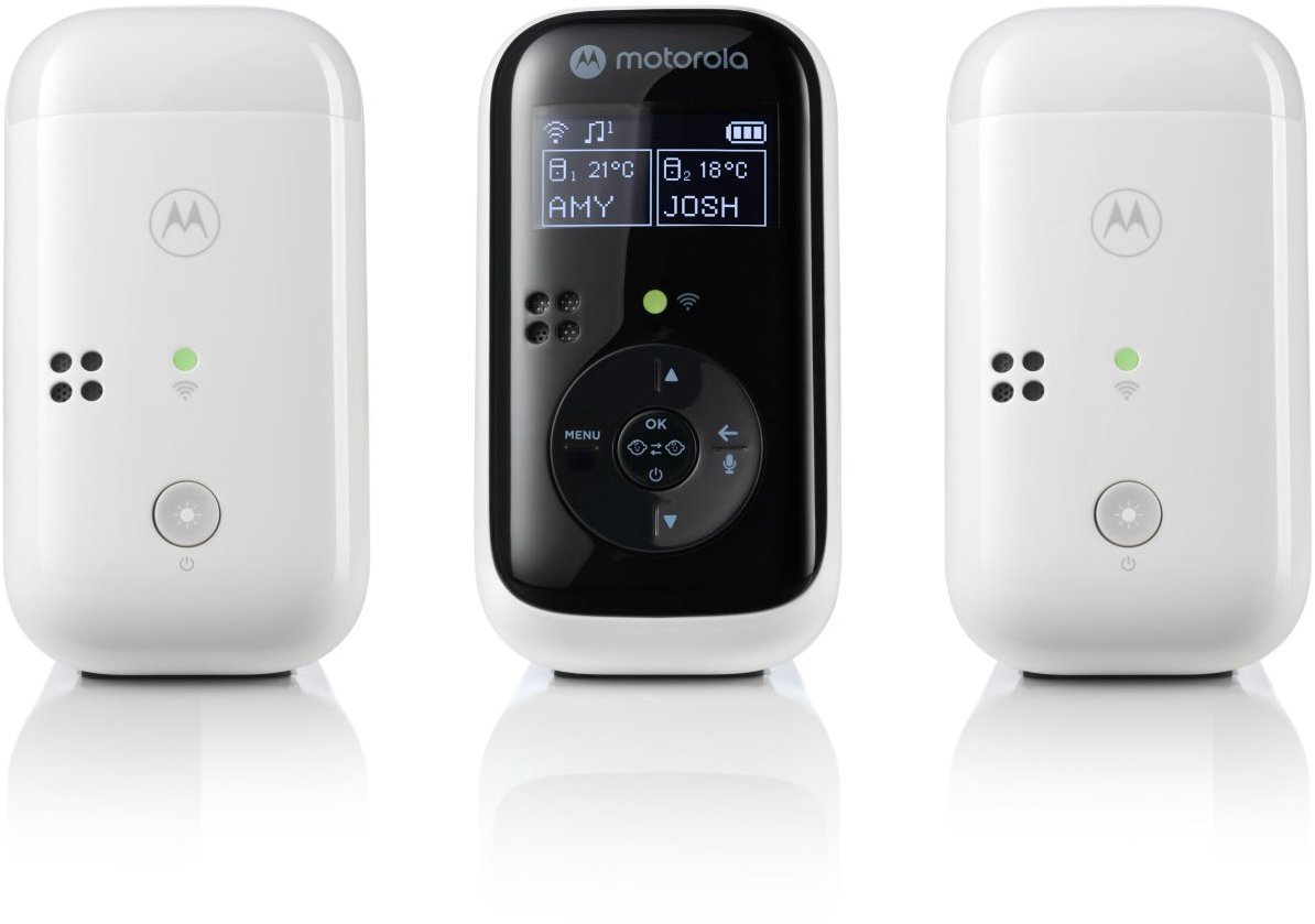 Motorola PIP15-2 Portable dětská audio chůvička, přenosná, 2 dětské jednotky, dob.baterie