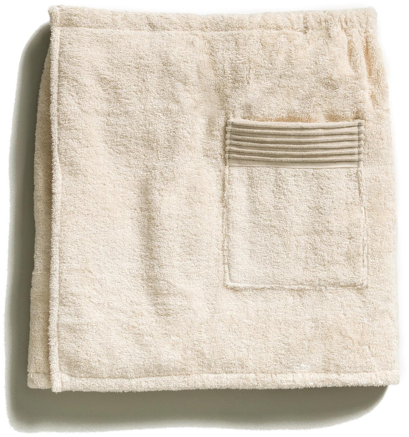 Möve Saunový bavlněný froté kilt WELLNESS, natural