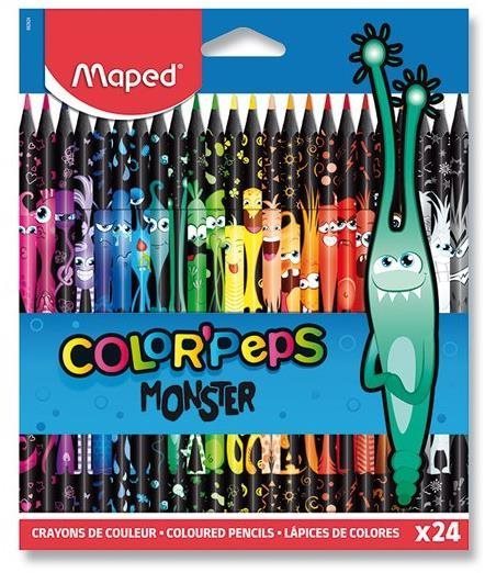 MAPED Color´Peps Monster bezdřevé 12 barev