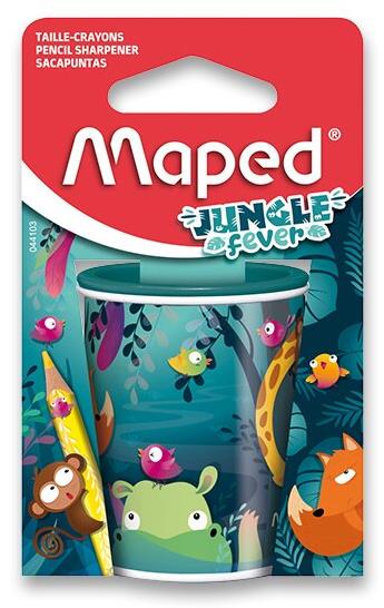 MAPED Jungle Fever ořezávátko kovové, 2 otvory