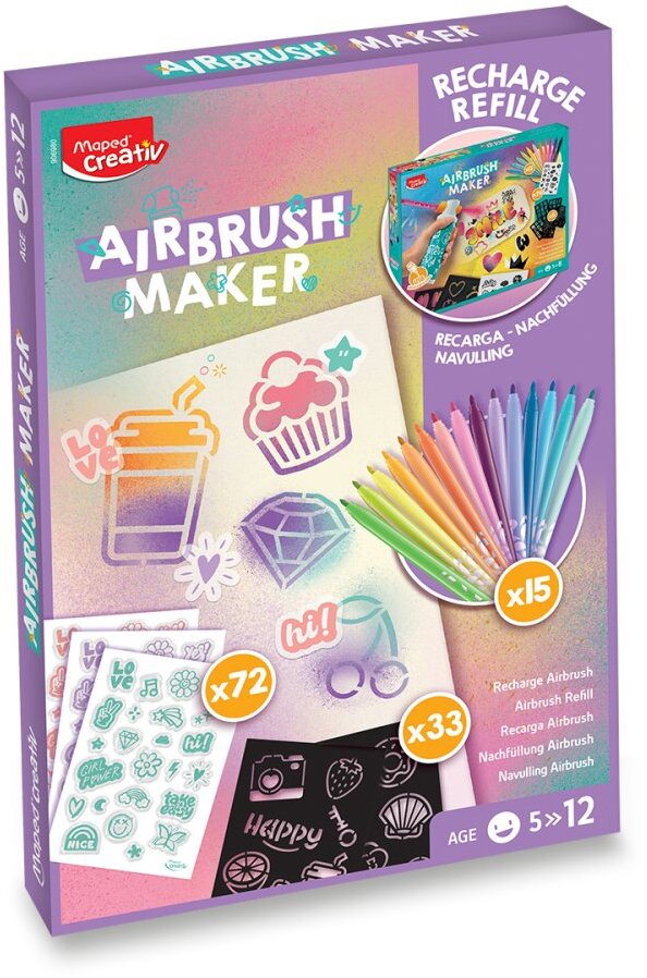 MAPED Airbrush Maker Refill Pastel