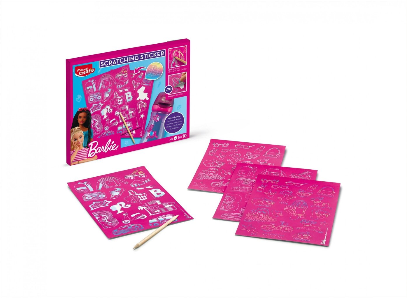 MAPED Scratching Stickers Barbie