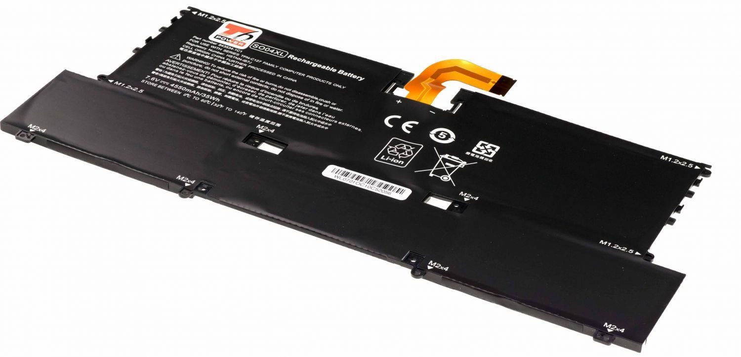 T6 Power pro notebook Hewlett Packard 843534-1C1, Li-Poly, 4550 mAh (35 Wh), 7,6 V