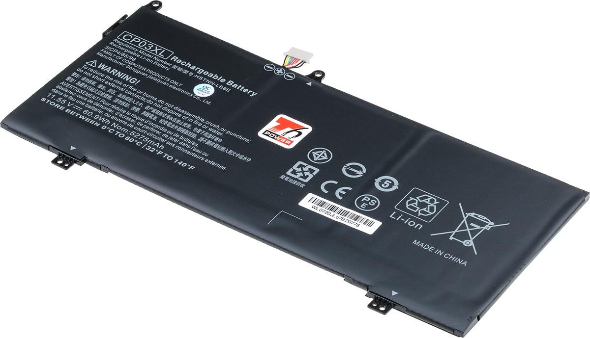 T6 Power pro notebook Hewlett Packard CP03XL, Li-Poly, 5275 mAh (60 Wh), 11,55 V