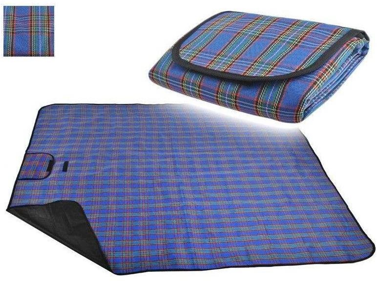 Malatec Pikniková podložka 145x180 - modrá