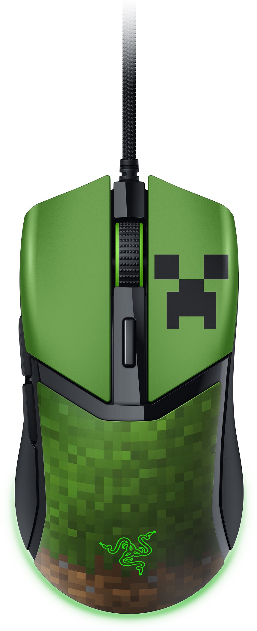 Razer Cobra Lightweight Wired Gaming Mouse - Minecraft Ed.