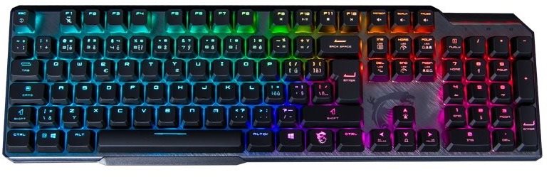 MSI Vigor GK50 Elite mechanická klávesnice s RGB podsvícením