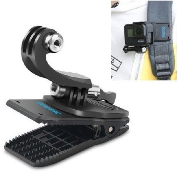Puluz Backpack Mount Clip držák na sportovní kamery, černý