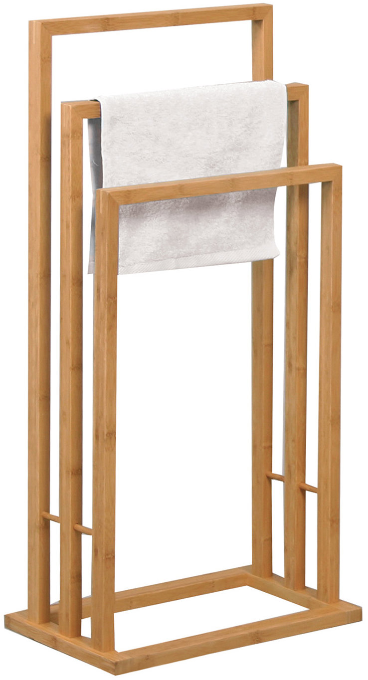 MSV stojan na 3 ručníky, bambus, 42 cm