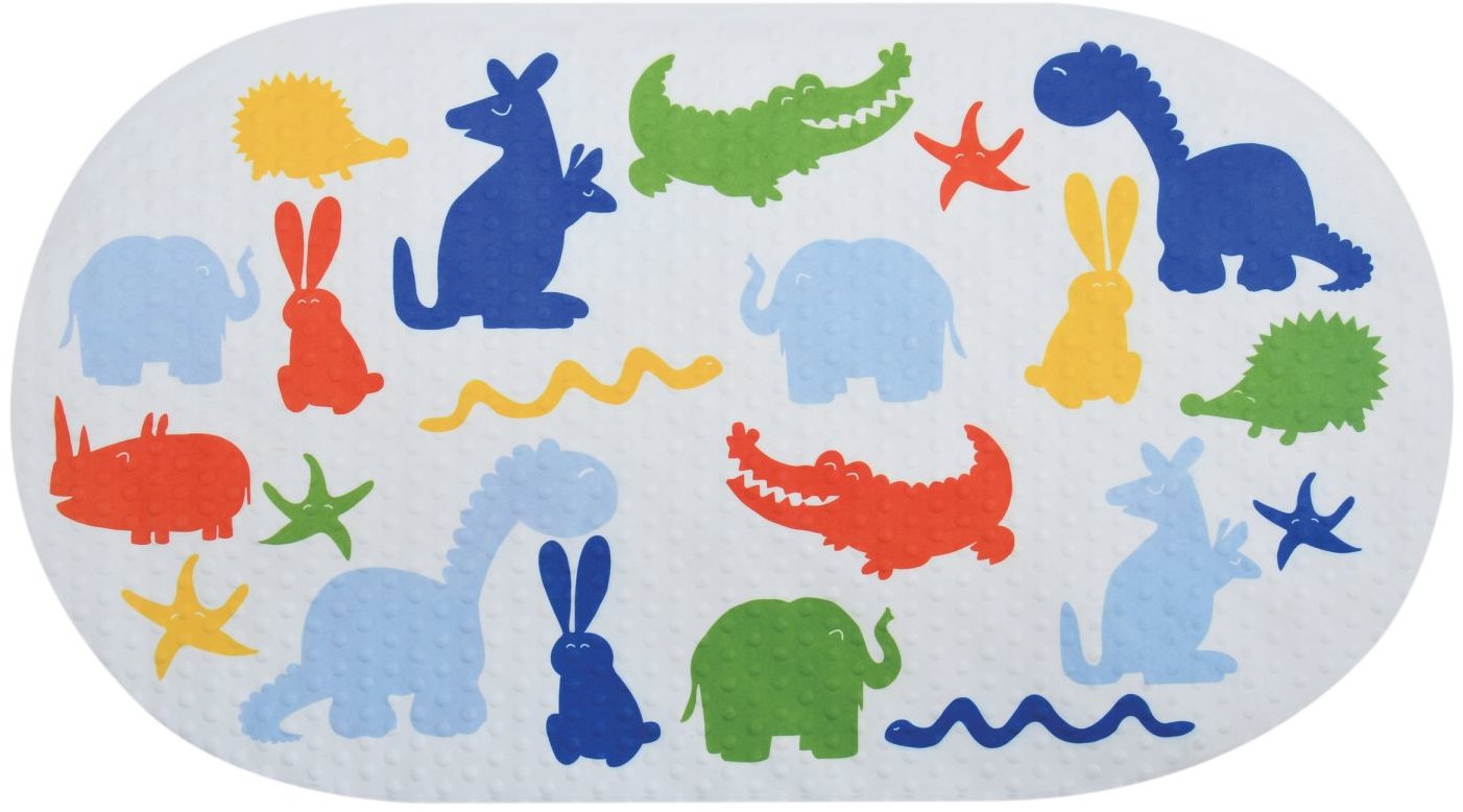 MSV dětská protiskluzová podložka Zoo, 69 × 39 cm