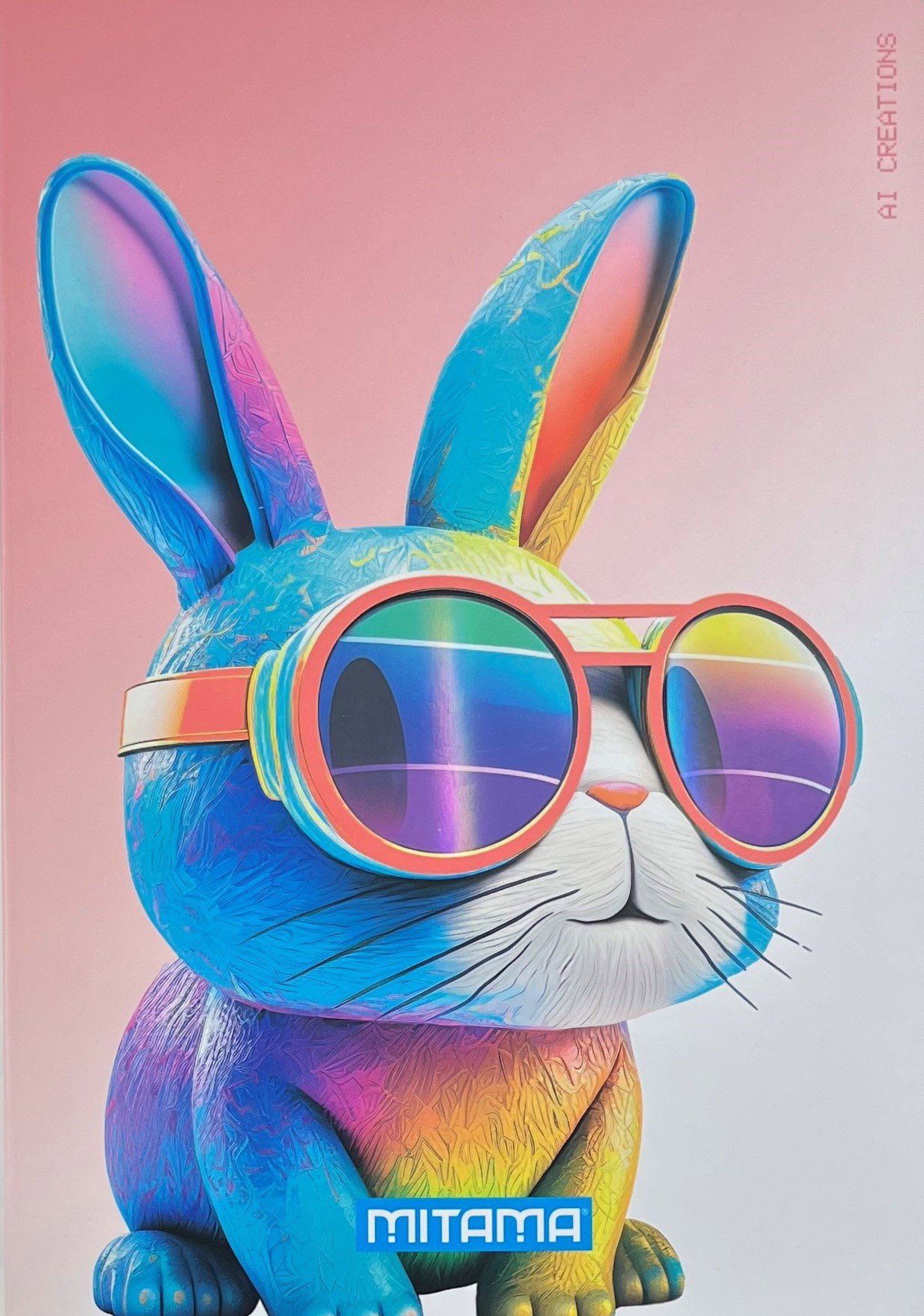 MITAMA Králík, A4, linkovaný s okraji, 40+2 listů