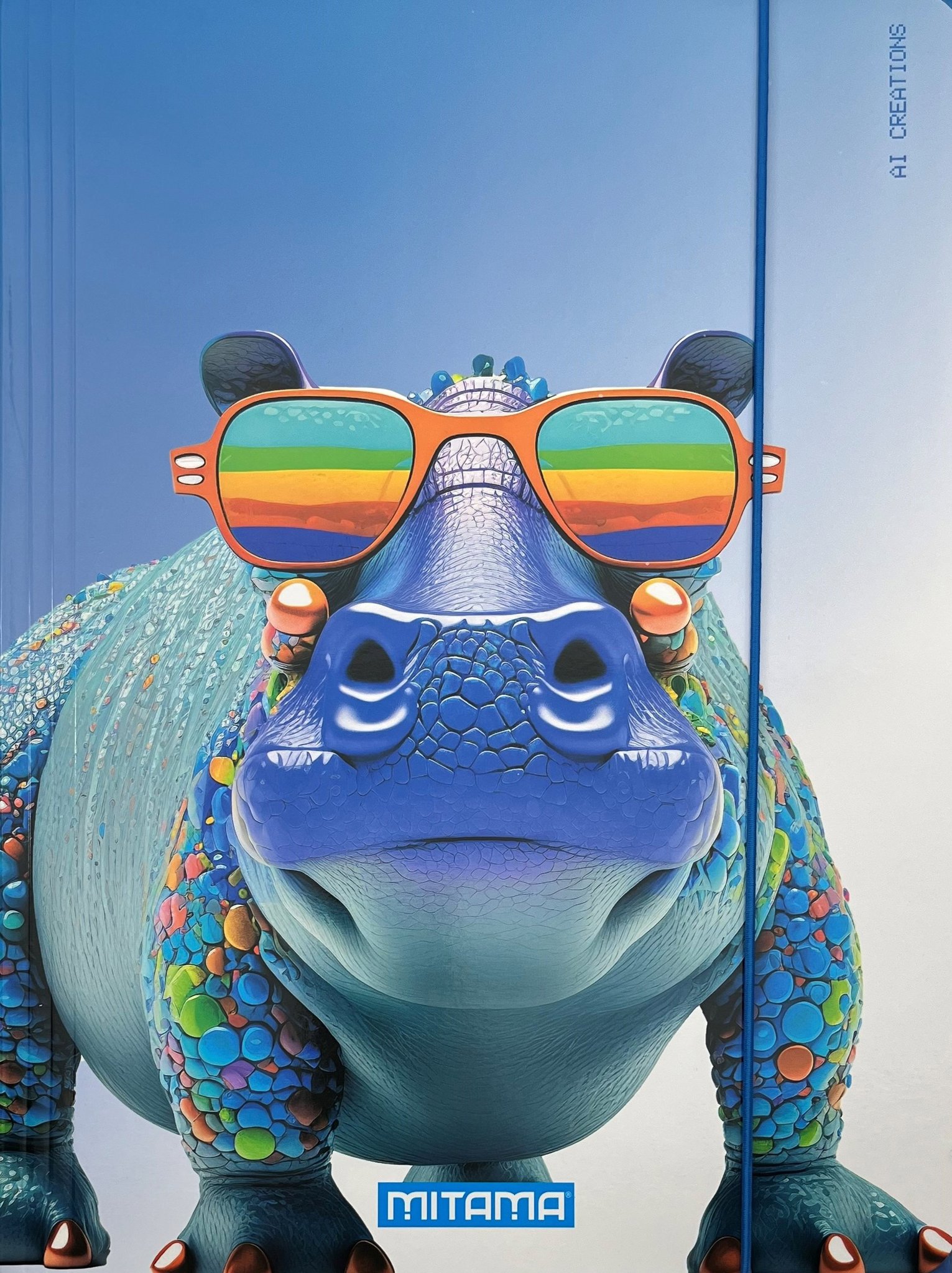 MITAMA Hroch A4 s gumičkou a chlopněmi