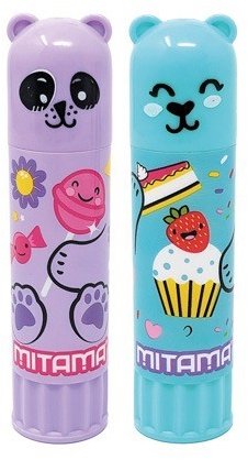 MITAMA lepicí tyčinka 2 x 15 g, fialová/tyrkysová