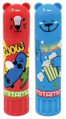 MITAMA lepicí tyčinka 2 x 15 g, modrá/červená