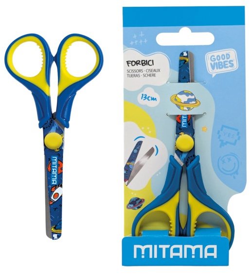 MITAMA GOOD VIBES, modrá/žlutá, 13 cm