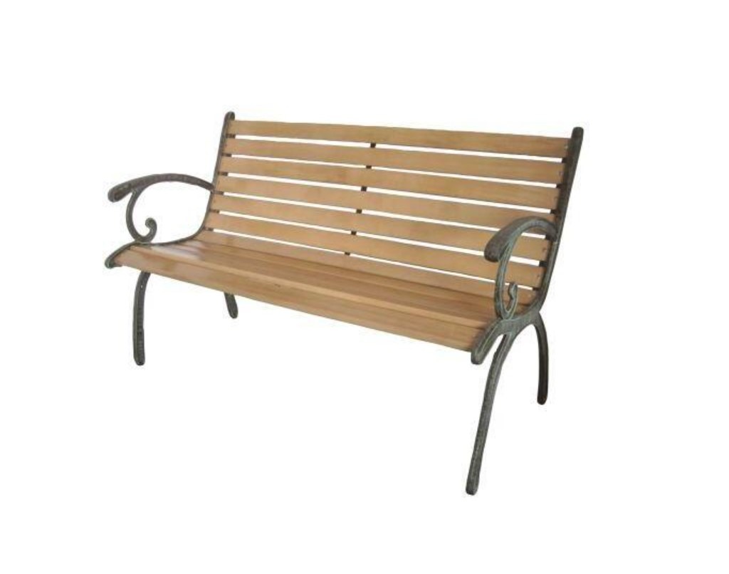 M.A.T. Group Lavice zahradní s litinovými opěrkami 123cm