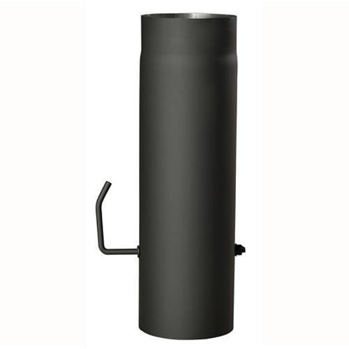 Eurometal roura kouřová s klap.130mm/ 500 t.1,5mm ČER