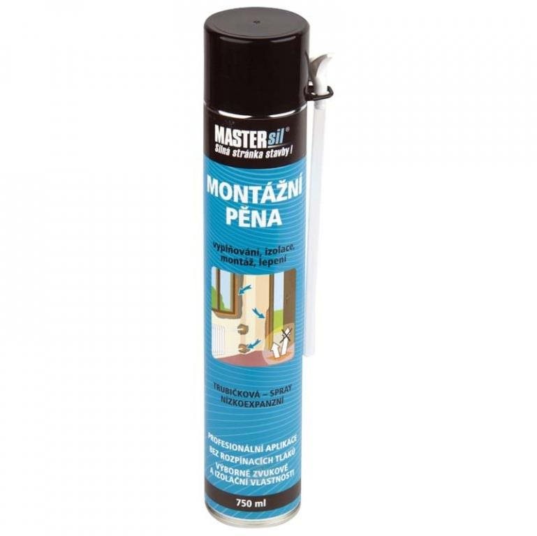 MASTERsil Montážní pěna nízkoexpanzní TRUBIČKOVÁ - 750 ml