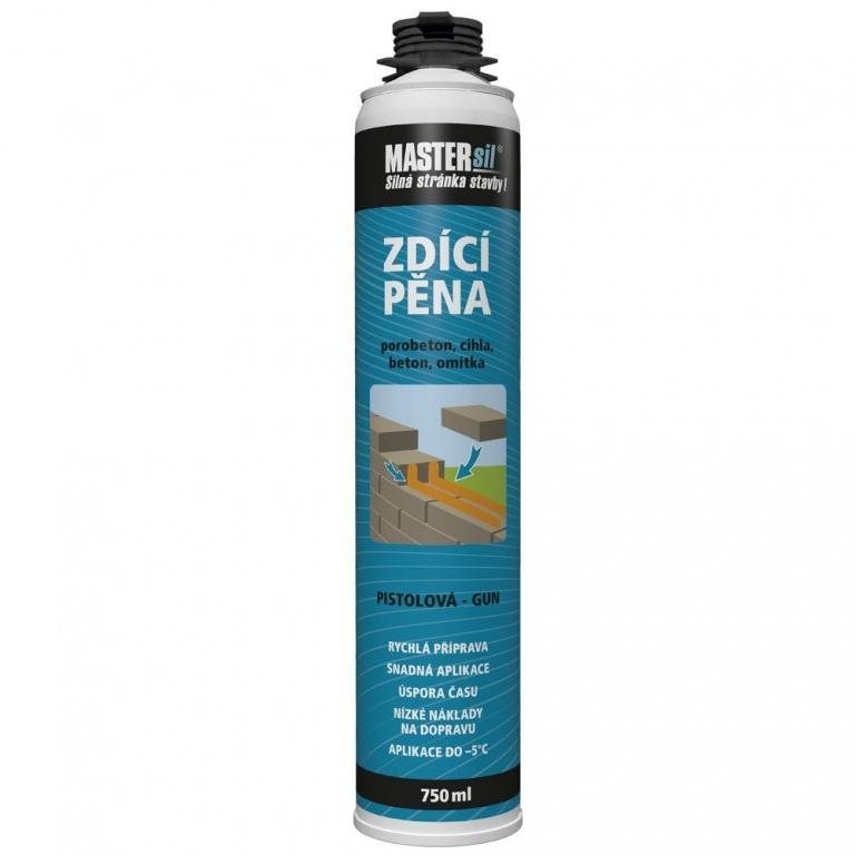 MASTERsil Montážní pěna zdící PISTOLOVÁ - 750 ml