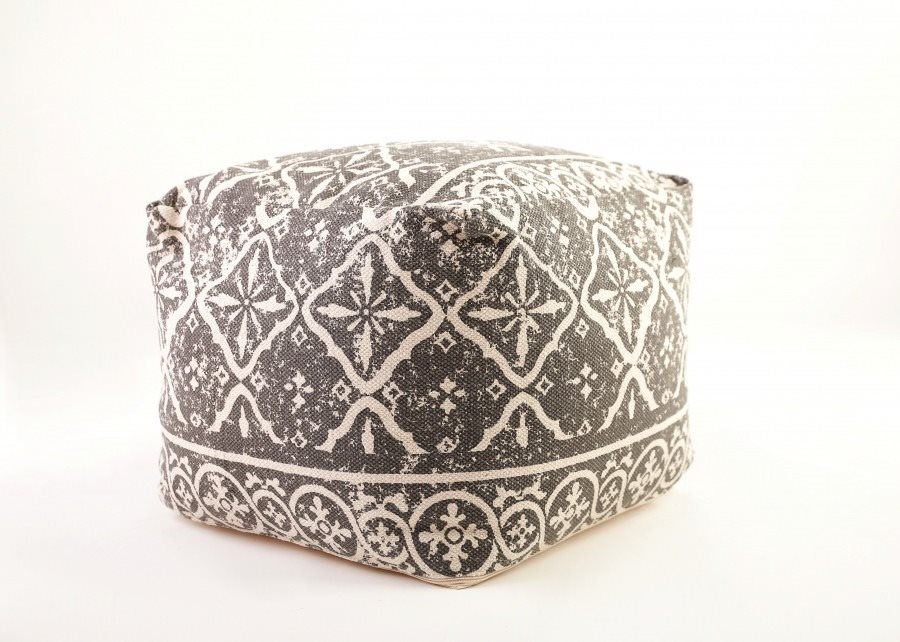 Taburet POUF 45 x 45 x 35 cm, dekor 2