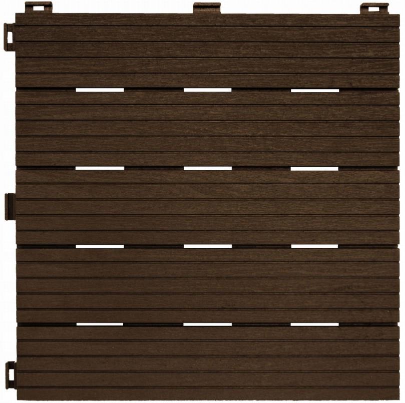 MULTY HOME dlaždice COSMOPOLITAN 30 × 30 cm, hnědá, gumová