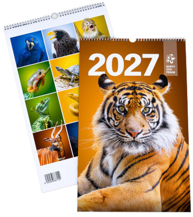 Kalendář stolní Zoo Praha 2027