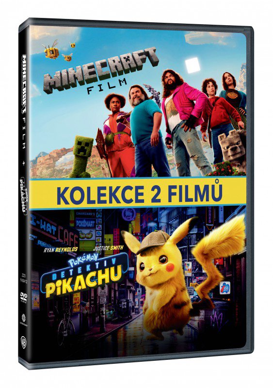 Minecraft film + Pokémon: Detektiv Pikachu kolekce 2 filmů