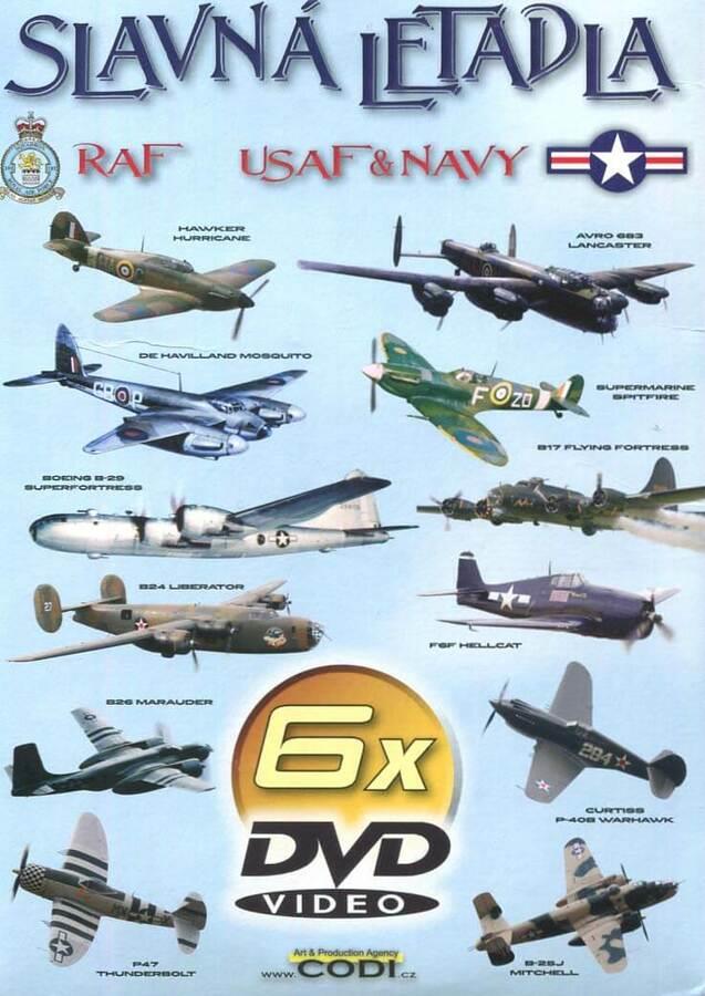 Slavná letadla RAF, USAF - NAVY