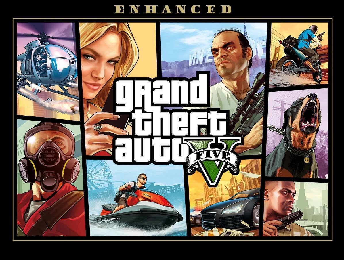 Grand Theft Auto V Enhanced & Great White Shark Card - PC DIGITAL