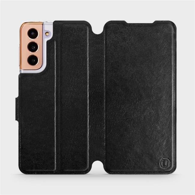 Flipové pouzdro na mobil Samsung Galaxy S21 5G v provedení Black&Gray s šedým vnitřkem