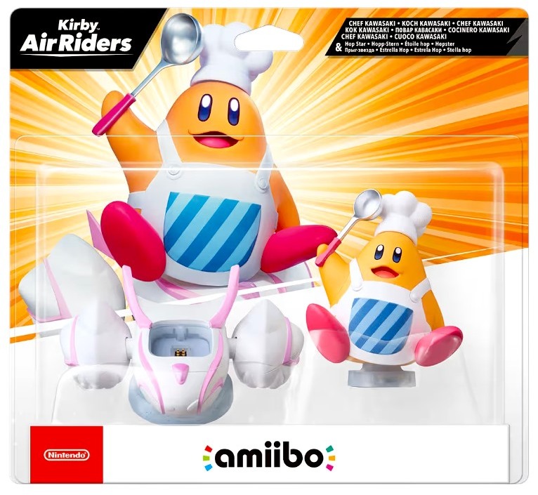 Amiibo Chef Kawasaki & Hop Star (Kirby Air Riders)