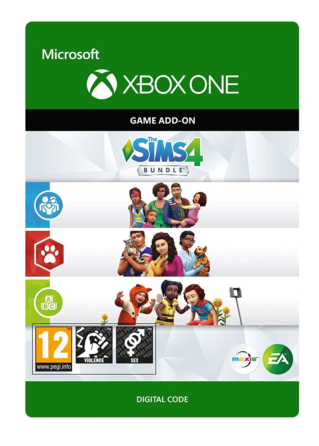 The Sims 4: Bundle - Cats & Dogs, Parenthood, Toddler Stuff  - Xbox Digital