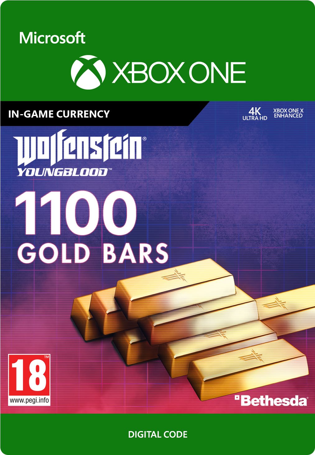 Wolfenstein: Youngblood: 1100 Gold Bars - Xbox Digital