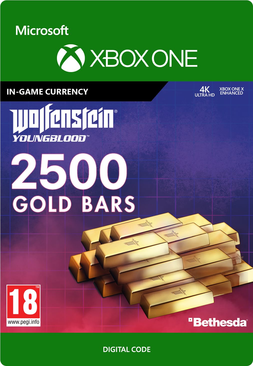 Wolfenstein: Youngblood: 2500 Gold Bars - Xbox Digital