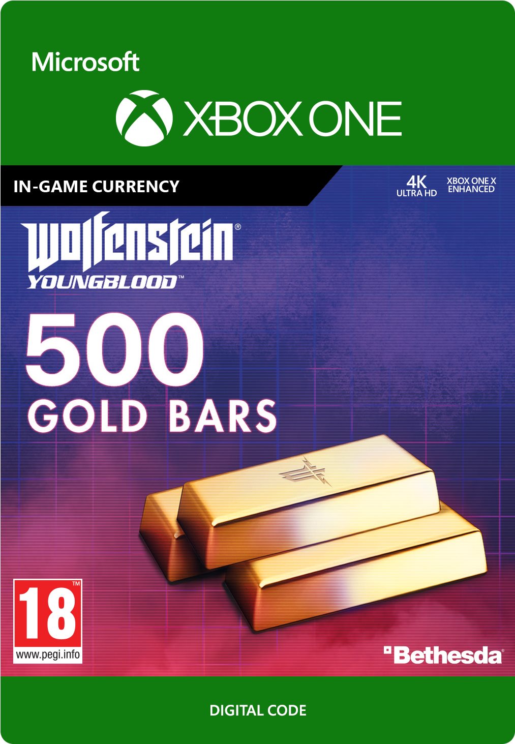 Wolfenstein: Youngblood: 500 Gold Bars - Xbox Digital