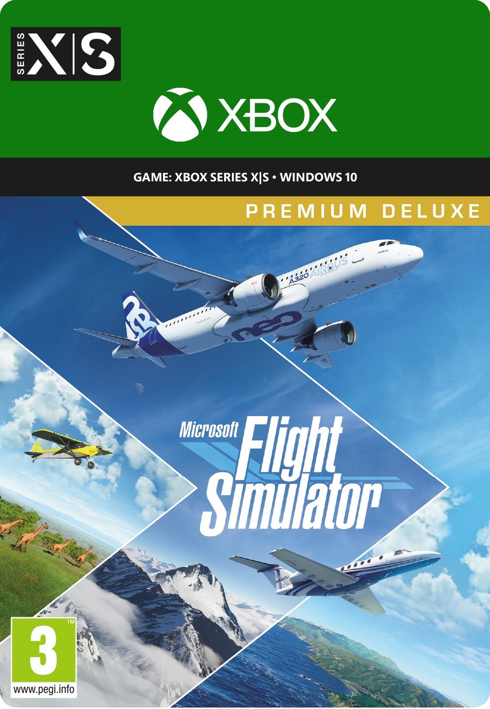 Microsoft Flight Simulator - Premium Deluxe Edition - Xbox Series X|S / Windows 10 Digital